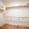Large well lit walk-in closet