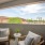 Large patio with seating