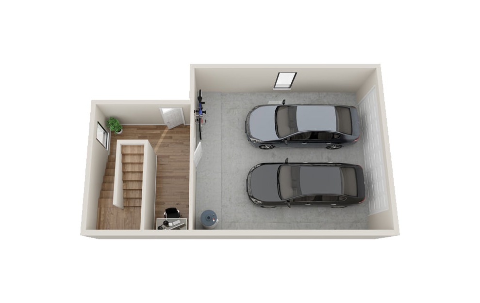 Elliott - 1 bedroom floorplan layout with 1 bath and 851 square feet. (Floor 1)
