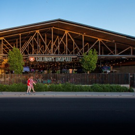 The Carson outdoor recreation space