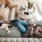 young lady and pet laying on couch